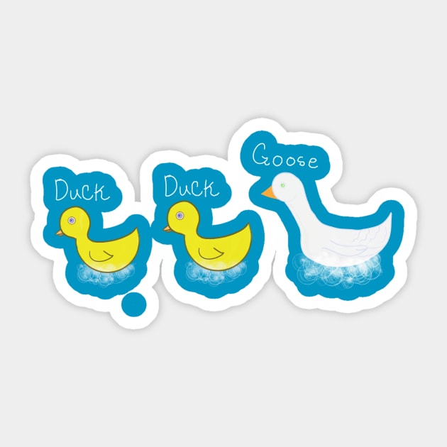 Duck Duck Goose Sticker by DesignsbyYoungs
